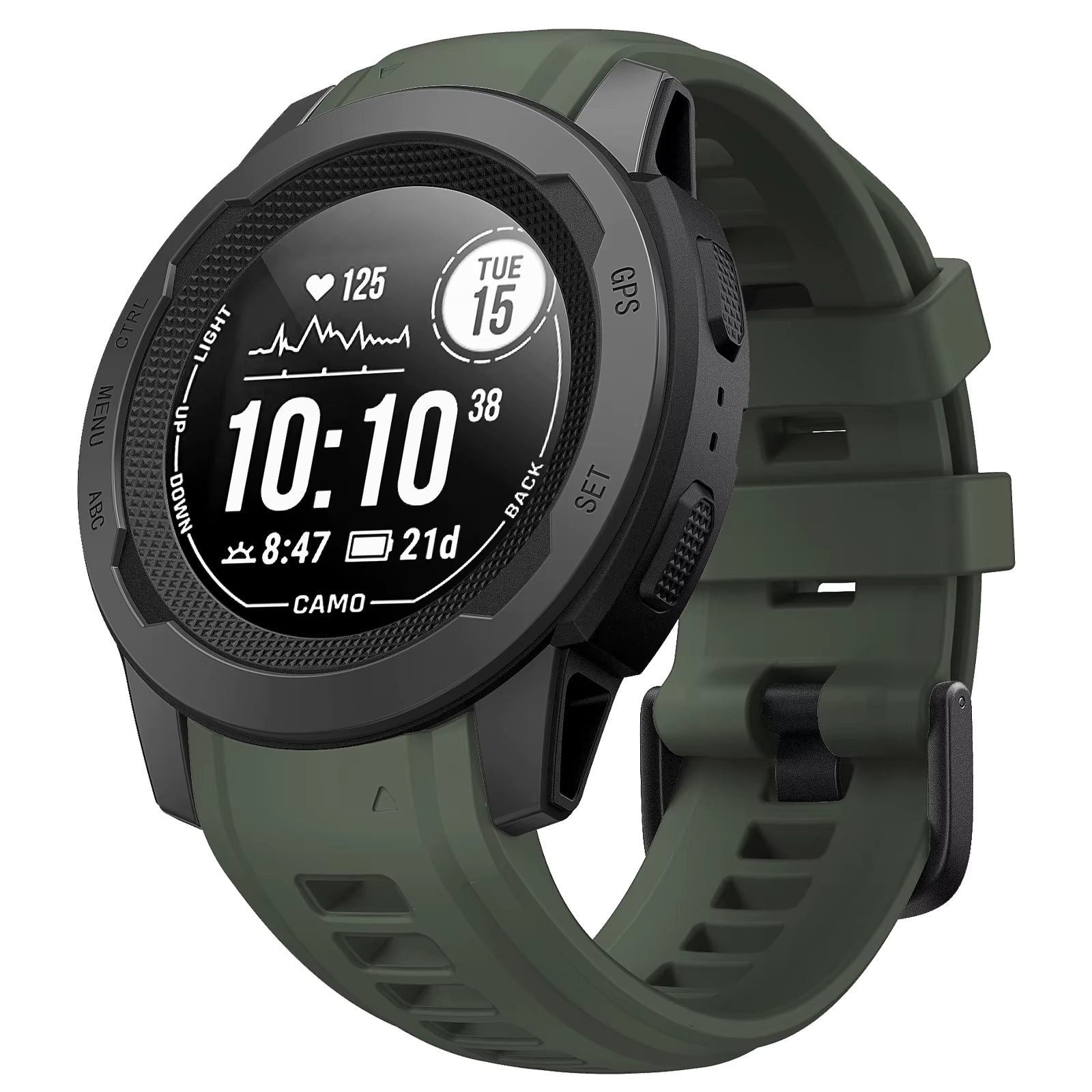 Green Camo Watch